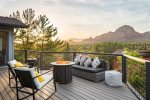 Spectacular views of THunder Mountain, Coffee Pot Rock, and beyond